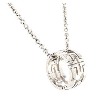 Bvlgari Parentesi 18k White Gold Pendant Necklace
